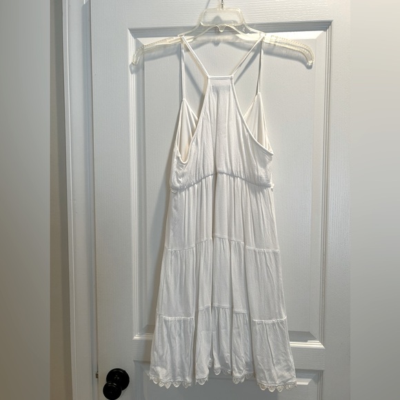 White Racerback Dress - Picture 4 of 4